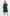 Pleated Frill Button Tie Waist Midi Dress