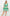 Belted Lace Panel Printed Mini Dress