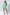 Neon Green Chunky Knit Sleeveless Dip Midi Dress
